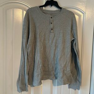 Gray Long Sleeve Mudpie Shirt